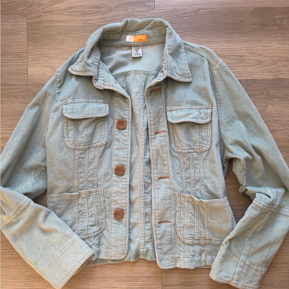 Anthropologie Tulle Sage Corduroy Jacket